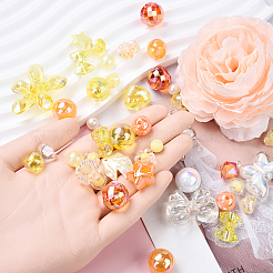 60 г 2-х цветных акриловых бусин&nbsp;MACR-YW0003-36C