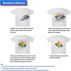 Набор наклеек с логотипом для теплопереносной пленки для домашних животных DIY-WH0230-041