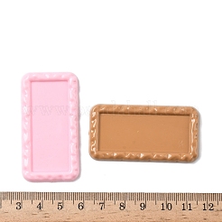 Оправы для кабошонов из непрозрачной смолы RESI-G118-02B