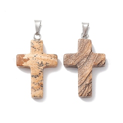 Естественного изображения яшмы подвески&nbsp;G-PW0006-02P-28