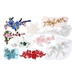 Аппликации для вышивки из полиэстера DIY-XCP0002-63