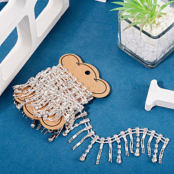 1 ярд железных цепочек со стразами&nbsp;IFIN-TA0001-74