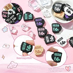 14шт 7 цвета силиконовые бусины&nbsp;FIND-CJ0002-25