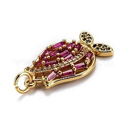 Латунные микро проложить кубического циркония подвески&nbsp;ZIRC-L100-031G