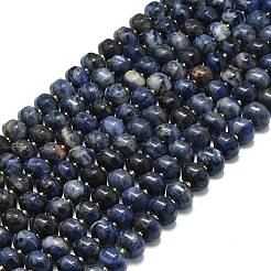 Природный содалит бисер нитей G-P573-B17-01