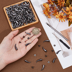 50 комплект заклепок с шипами из сплава&nbsp;FIND-OC0013-88