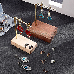 32 шт. 16 шт. фурнитура для сережек-гвоздиков из нержавеющей стали 304 STAS-MA0001-08