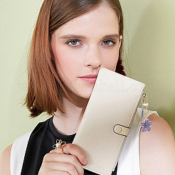 12 шт. 6-х цветная эмалевая подвеска в виде цветка&nbsp;HJEW-SC0002-79