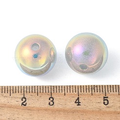 Покрытые бусины из АБС-пластика&nbsp;X-OACR-B026-02C