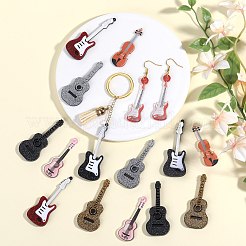 16шт 8 стиля акриловые подвески с принтом OACR-SZ0001-40