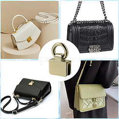 6 шт. пряжки для сумок из цинкового сплава&nbsp;FIND-GF0006-89D