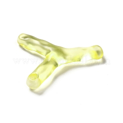 Подвески с алфавитом из прозрачной смолы&nbsp;RESI-C028-02Y