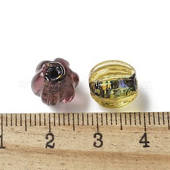 Handmade стеклянные бусины фольги LAMP-P068-03