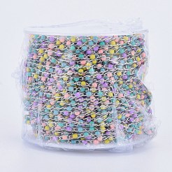 Цепи витые эмалированные из нержавеющей стали 304 STAS-R100-40B