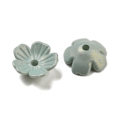 Непрозрачные шапочки акриловых бусин OACR-Z018-05F