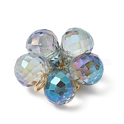 Прозрачные стеклянные подвески&nbsp;PALLOY-MZ00645-01