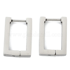 Серьги-кольца Huggie Hoop из нержавеющей стали 304&nbsp;X-STAS-R115-21P