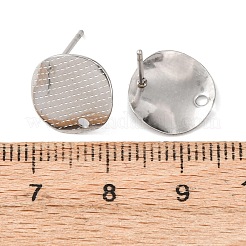 Фурнитура для сережек-гвоздиков из нержавеющей стали 304&nbsp;STAS-D217-01P