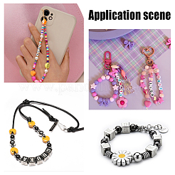 180 г 2 цвета непрозрачные акриловые бусины OACR-CA0001-04