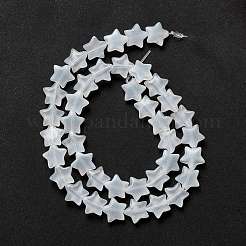 Прозрачный стеклянный бисер нить&nbsp;GLAA-K057-01J