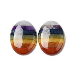 Кабошоны чакры из натуральных смешанных драгоценных камней&nbsp;G-F724-01D