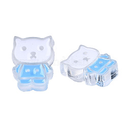 Прозрачные бусины из акриловой эмали&nbsp;TACR-N012-005A