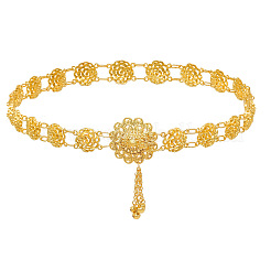 Цветочная сплавная цепочка с колокольчиком и кисточками на талию и живот для женщин FS-WG85D53-01