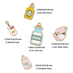 20 шт. 5 стиля подвески из экологически чистого сплава с эмалью&nbsp;ENAM-FP0002-88