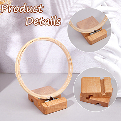 8 шт. деревянные держатели для мобильных телефонов&nbsp;AJEW-DC0002-12