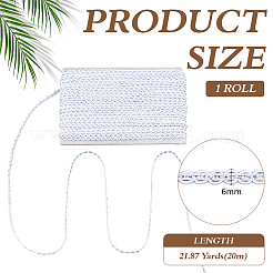 Филигранная кружевная лента из полиэстера&nbsp;OCOR-WH0111-113A