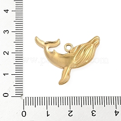 Подвески в виде китов из нержавеющей стали 304 STAS-S186-05B-G