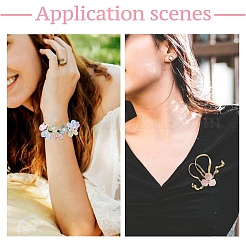 40шт 8 цвета шапочки из акриловых бусин&nbsp;OACR-CJ0001-62