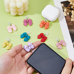 16 шт. 8-х цветные пластиковые мобильные пылезащитные заглушки&nbsp;HJEW-DC00077