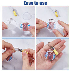 50 шт. акриловые заготовки для брелков&nbsp;DIY-DC0008-22