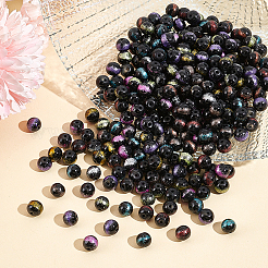 297шт 9 цвета стеклянные бусины GLAA-PH0003-30