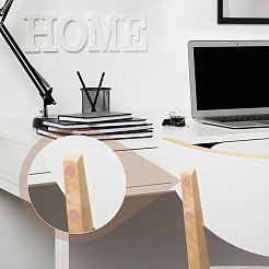 ПВХ водонепроницаемые наклейки STIC-WH0003-24