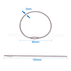 Брелок из нержавеющей стали KEYC-PH0001-03
