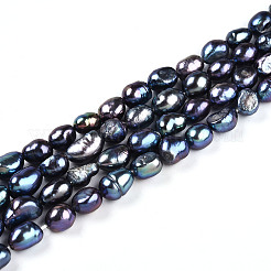 Нити из натурального культивированного пресноводного жемчуга PEAR-N014-06G-04