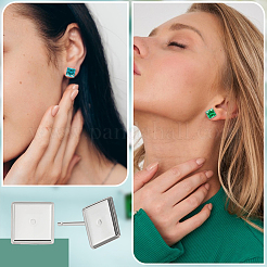 2 пара 925 серьги-гвоздики из стерлингового серебра&nbsp;STER-BC0003-42B