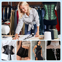 14.6~15 ярд плоских шнуров из искусственной кожи LC-GA0001-01