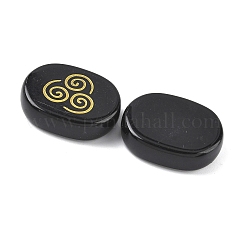 4 шт. 4 стиля украшения из натурального обсидиана&nbsp;G-F786-02B-07