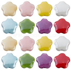 40шт фарфоровые бусины ручной работы&nbsp;PORC-PA0001-21