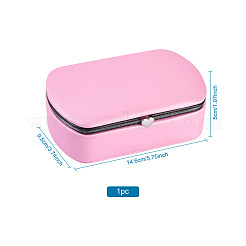 Коробка для хранения ювелирных изделий из искусственной кожи LBOX-TAC0001-01D