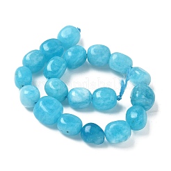 Окрашенные природные малайзии нефрита бисер нитей G-P528-I14-01