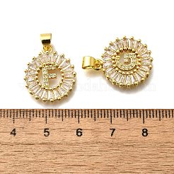 26шт латунные подвески с микропаве и кубическим цирконием&nbsp;KK-R218-04G