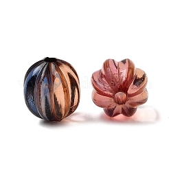 Двухцветные прозрачные акриловые бусины&nbsp;TACR-C002-02