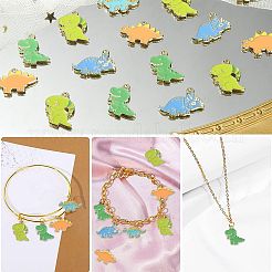 30шт 5 стиля подвески из сплава с эмалью&nbsp;ENAM-CJ0005-07