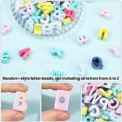 50шт УФ-покрытие непрозрачные акриловые бусины&nbsp;TACR-SP0001-38