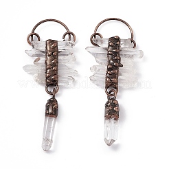 Природного кварца хрустальных подвесок&nbsp;G-D483-03AB