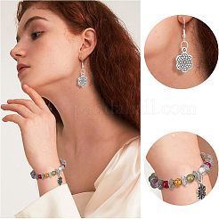 Подвески из сплава в тибетском стиле&nbsp;TIBEP-FH0001-13